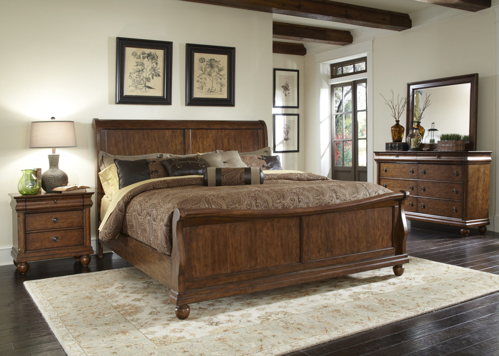 liberty furniture harvest home bedroom set