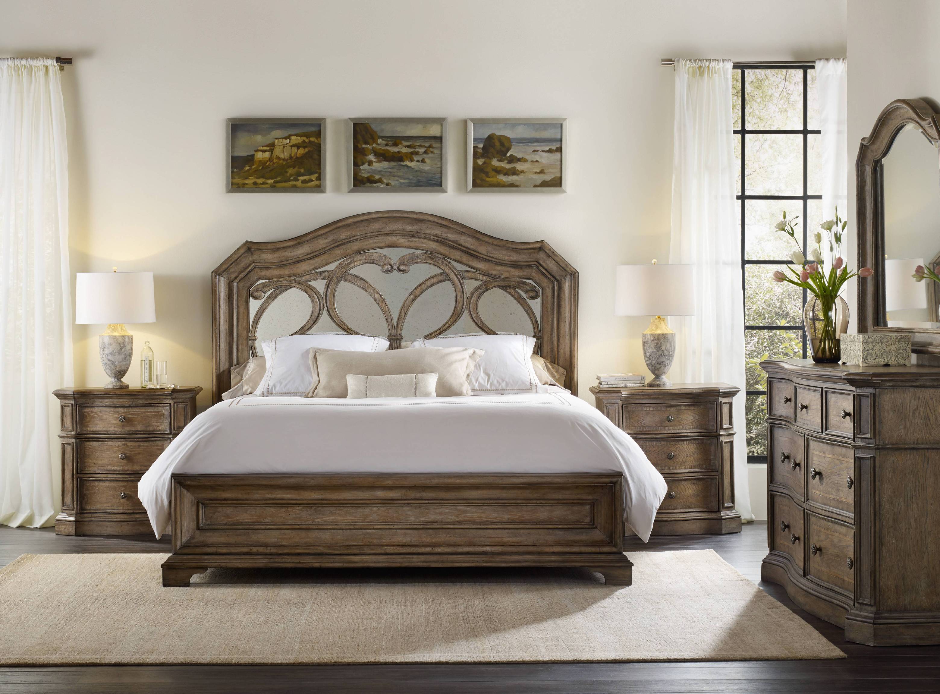 sommersby oak hooker bedroom furniture