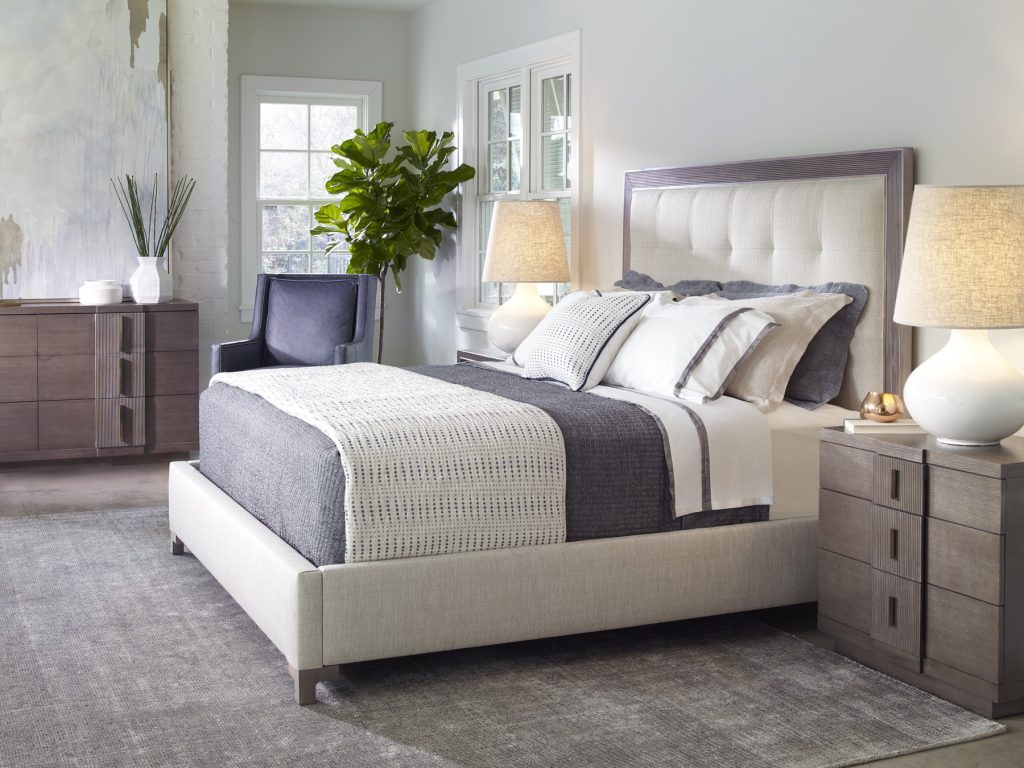 Custom Vanguard Louise Bed w/Axis Cases | Seigerman's Furniture