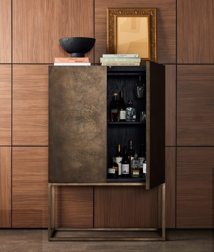 Four Hands Roman Bar Cabinet - Seigerman's Furniture