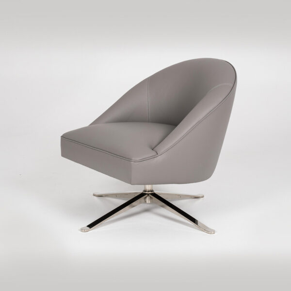 Wyatt Swivel Chair by American Leather